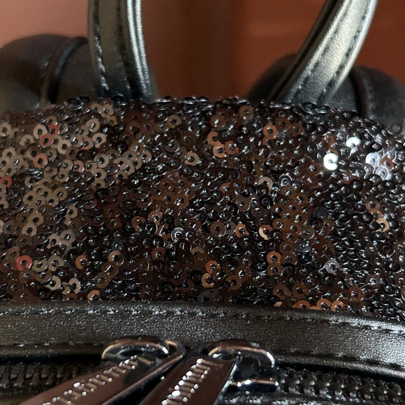 Loungefly Sleeping Beauty Maleficent Sequin Cosplay Mini Backpack Prince Phillip main image 4